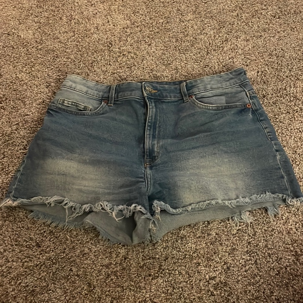 Divided Jean Shorts
